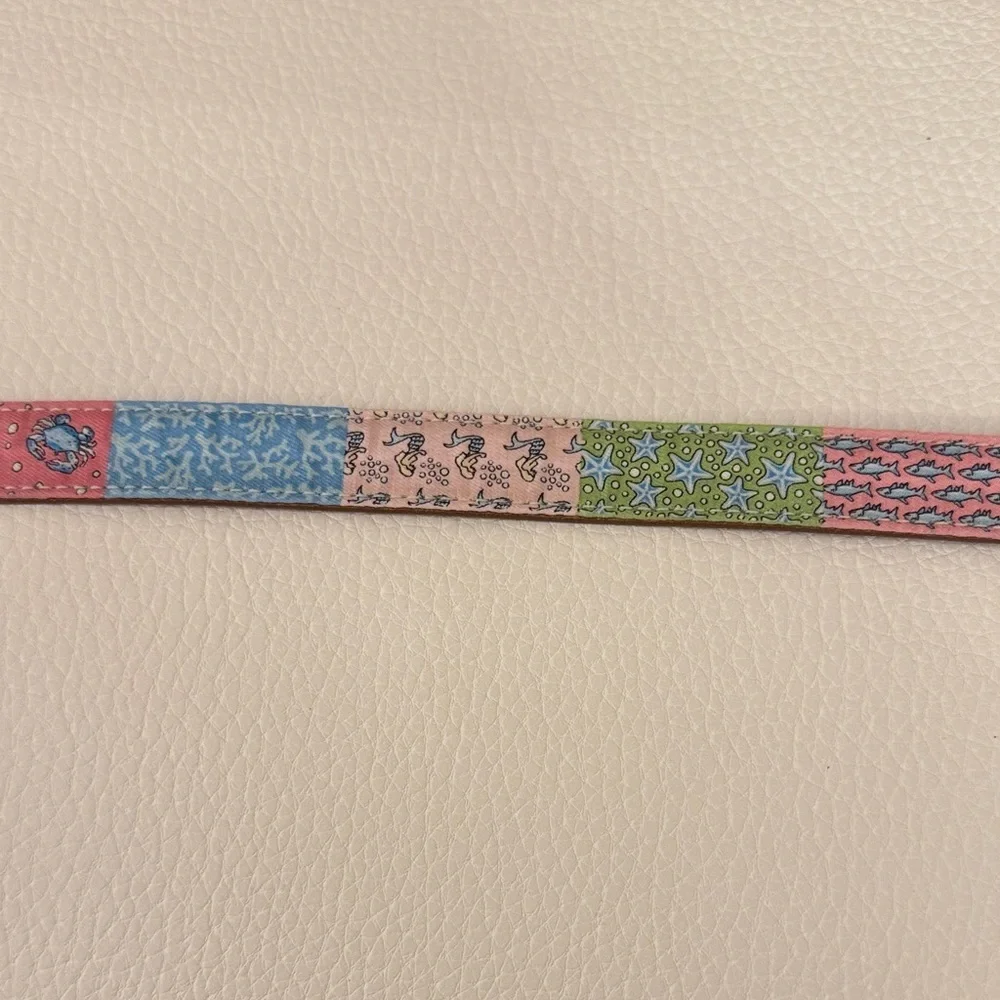 Vineyard Vines Pink and Blue Women's Belt